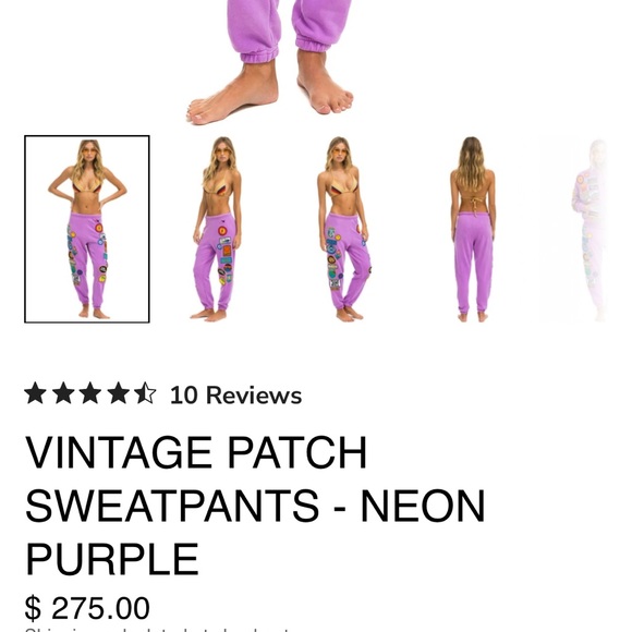 🆕Aviator Nation Patch Women Sweatpants - Picture 7 of 9